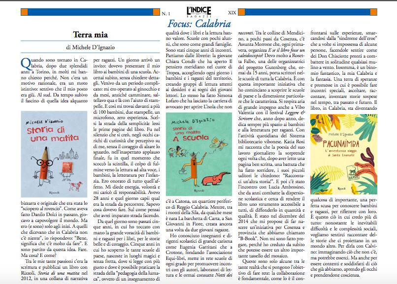 L'indice dei Libri_Focus Calabria (Michele D'Ignazio)